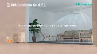 Hisense AC  Enfriamiento de 61°C [upl. by Harcourt815]