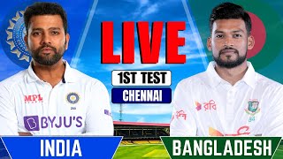 India vs Bangladesh 1st Test  India vs Bangladesh Live Match  IND vs BAN Live  Session 2 [upl. by Ellerahs]