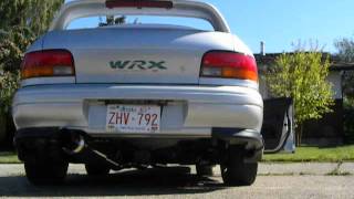 1995 Subaru Impreza WRX STi GC8 Invidia N1 Race exhaust [upl. by Auhso]