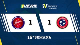 LNF2018  Shouse 1 x 1 Joaçaba  Gols  16ª Rodada [upl. by Nivahb630]