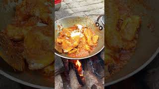 Village style butter chicken 😋😋 food [upl. by Atihcnoc]