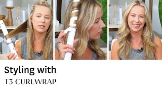 Styling with T3 CurlWrap Automatic Rotating Curling Iron [upl. by Arondell]