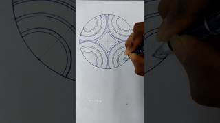 💙 shorts art mandala creativemandala satisfying drawing easydrawing [upl. by Hannie]