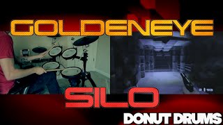 GoldenEye 007  Silo N64 DrumKeyboardBassGuitar Cover DonutDrums [upl. by Odilia]