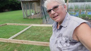 Chicken Hoop Coop Build Part 1 [upl. by Nirmak]