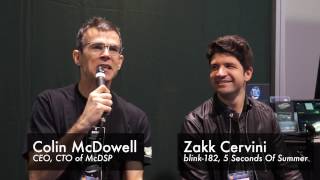 Zakk Cervini at McDSP booth NAMM 2017 [upl. by Toole]