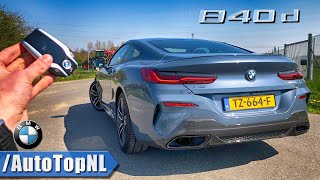 BMW 8 Series 2019 840d xDrive REVIEW POV Test Drive on AUTOBAHN amp ROAD by AutoTopNL [upl. by Llenol]