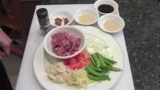 How to make spicy szechuan beef with vegetables [upl. by Ttenyl715]