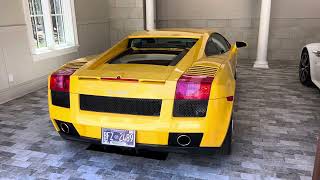 2007 Lamborghini Gallardo with straight pipe exhaust [upl. by Mcquillin]