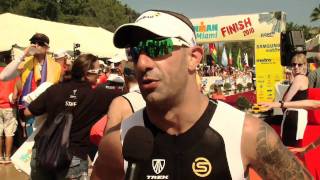 Tony Kanaan participates in Miami Iron Man [upl. by Sivrup]