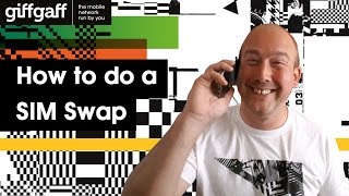 How to do a SIM Swap  Tutorial  giffgaff [upl. by Yorgos753]