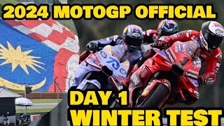 2024 MotoGP Winter Test  Day 1 motogp wintertest [upl. by Raycher]