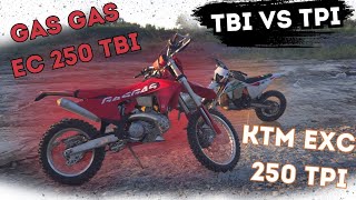 TBI 250 vs TPI 250Gas Gas EC amp KTM [upl. by Doy]