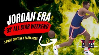 Bonus Hoopz 92 All Star Weekend 3 Point Contest amp Dunk Contest NO USER Participation [upl. by Ogram]