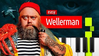 NATHAN EVANS Wellerman Piano Tutorial 🎹 EASY [upl. by Farly]