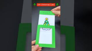 I Created a MAGIC Greeting Card That Changes Color Christmas Tree DIY Paper Craft 🎄 Cute Gift Idea [upl. by Attenehs476]