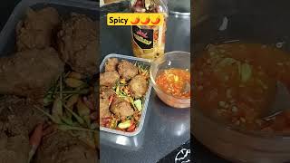 food spicy pork bola bola [upl. by Leinahtam478]