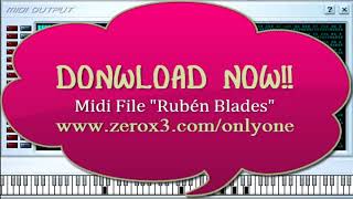 Creo en Ti  Ruben Blades  Midi File OnlyOne [upl. by Devlin358]