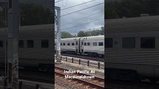 Indian Pacific Bound For Perth Spotted At Macdonaldtown [upl. by Ailicec]