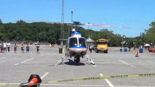 Police helicopter taking off for an emergency [upl. by Jarita216]