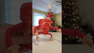 making an elfontheshelf alternative 🥩🪑 christmas weird crafts giftideas [upl. by Homerus970]