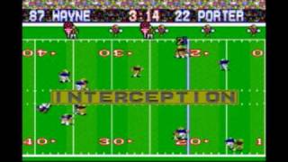 Tracy Porters Interception In Super Bowl 44According to Tecmo Super Bowl [upl. by Naujit]