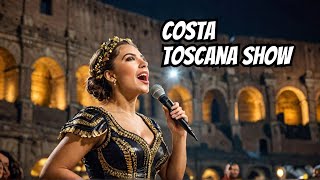 Costa Toscana Cruise entertainment in the Colloseo December 2023 [upl. by Eleonora291]