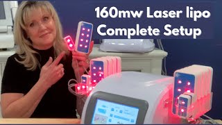 SLIM DOWN and LOSE INCHES  Laser lipo Complete Setup  NonSurgical Laser Lipo Fat REMOVAL [upl. by Odlavso153]