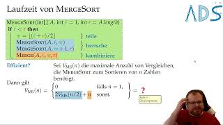 Laufzeitanalyse  Algorithmen und Datenstrukturen  Vorlesung 03 [upl. by Nahtanod]