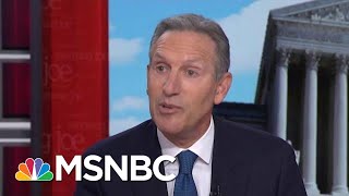 Im SelfMade Howard Schultz Reacts To Billionaire Criticism  Morning Joe  MSNBC [upl. by Llewej]