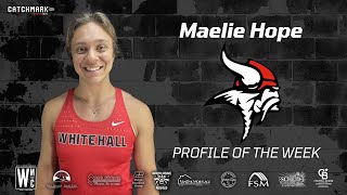 Whitehalls Maelie Hope featured in CatchMark SportsNet Profile of the Week [upl. by Tillman817]