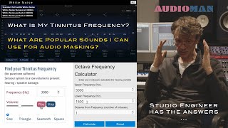 Find Your Tinnitus Frequency  Popular Audio Masking Sound Therapy Examples at Various Frequencies [upl. by Esertal]