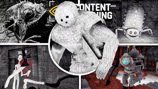 Content Warning Update  All Jumpscares amp All Bosses [upl. by Nolyar]