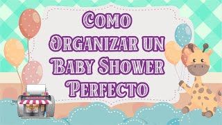 🧸🍼COMO ORGANIZAR UN BABY SHOWER PERFECTO  Printablemart iMagiko [upl. by Santos262]