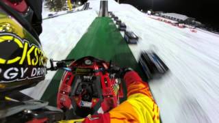 GoPro Course Preview Snowmobile Freestyle [upl. by Oiramrej]