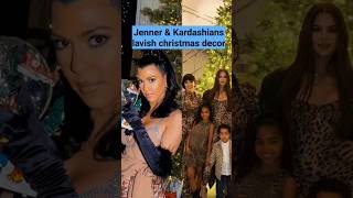 Kardashians and Jenners lavish Christmas decoration kylie kimkardashian kourtneykardashian [upl. by Anirdnaxela548]