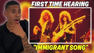 FIRST TIME HEARING Led Zeppelin quotImmigrant songquot  REACTION [upl. by Uolyram946]