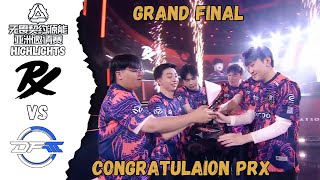 DFM vs PRX Highlights Grand Final VALORANT Radiant Asia Invitational [upl. by Tonry]