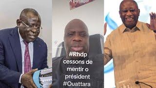 URGENT  POUR ZASSO ENGLOBAL LE RHDP À PEUR DU PRÉSIDENT GBAGBO CAR ILS NE LONT PAS VUE VENIR [upl. by Aniratak]