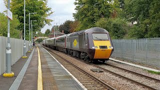 Cross Country HST at Brundall 25092024 [upl. by Ivy]