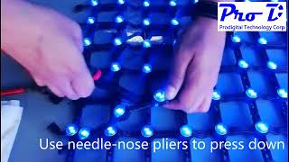 LED Display Mesh Repair [upl. by Nelyaw]