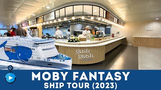 Moby Fantasy ship tour Scopri gli interni gemello del Moby Legacy [upl. by Hamil]