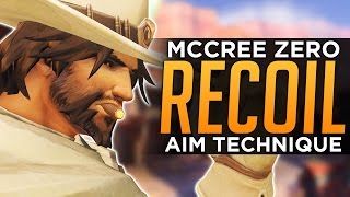 Overwatch McCree ZERO RECOIL Aim Technique  Advanced Guide [upl. by Gothar]