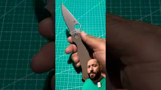 Spyderco paramilitary 2 Sprint Run  charlyedc fastreview shorts reels subscribe [upl. by Grazia]