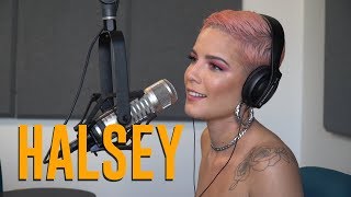 Halsey Watches Fan Covers on YouTube  Glamour [upl. by Hevak]