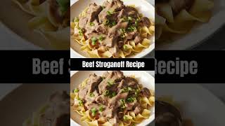 How to Make Classic Beef Stroganoff – Creamy amp Flavorful Recipe Tutorial shorts [upl. by Ilise]