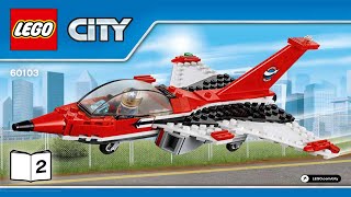 LEGO instructions  City  Airport  60103  Airport Air Show Book 2 [upl. by Ynalem23]