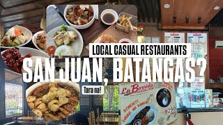 Local Casual Restaurants sa San Juan Batangas [upl. by Premer871]