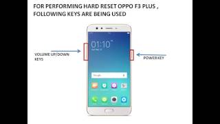 Oppo F3 Plus Hard Reset [upl. by Aerbma738]