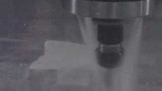 GibbsCAM  VoluMill milling in Mazak VTC800 [upl. by Alauqahs]